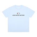 Low Social Battery Unisex Heavyweight Tee
