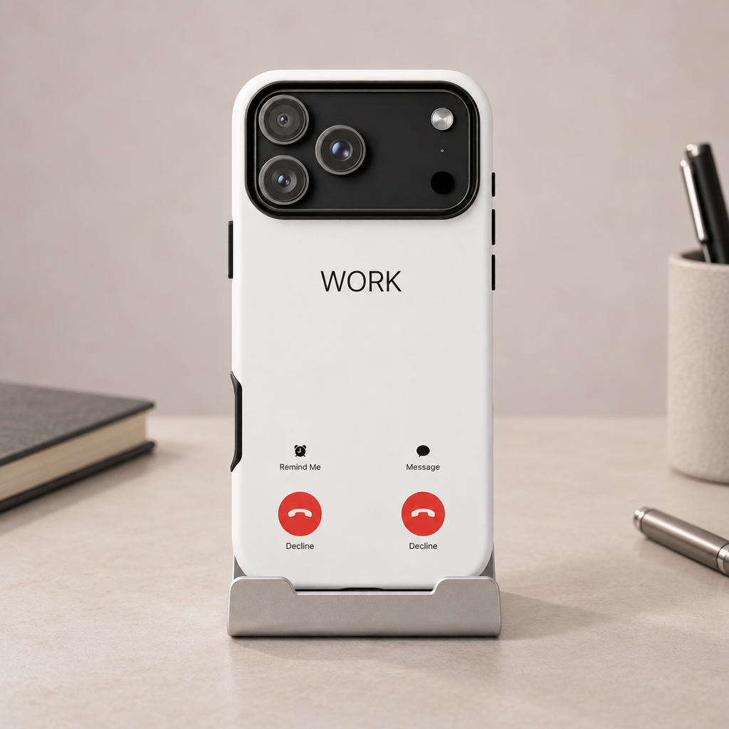 Work Calling iPhone Case