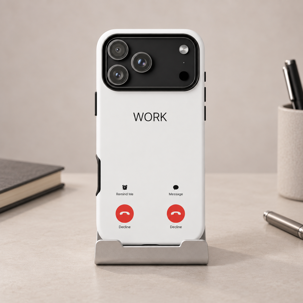 Work Calling iPhone Case