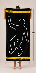 Work Injury Beach Towel