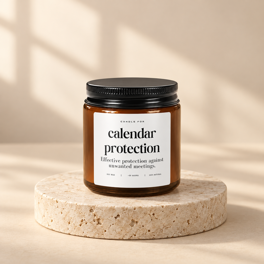 Calendar Protection Soy Candle — 4 oz jar