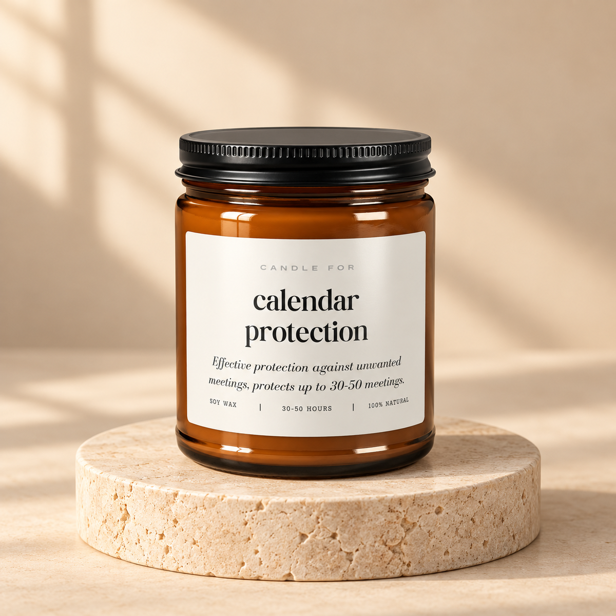 Calendar Protection Soy Candle — 9 oz jar