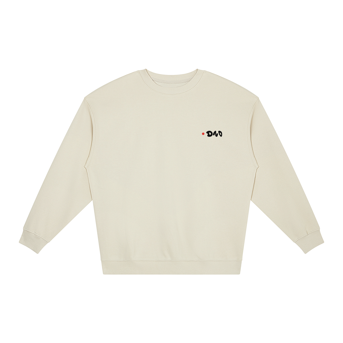 Do Not Disturb Crewneck, White/Gray