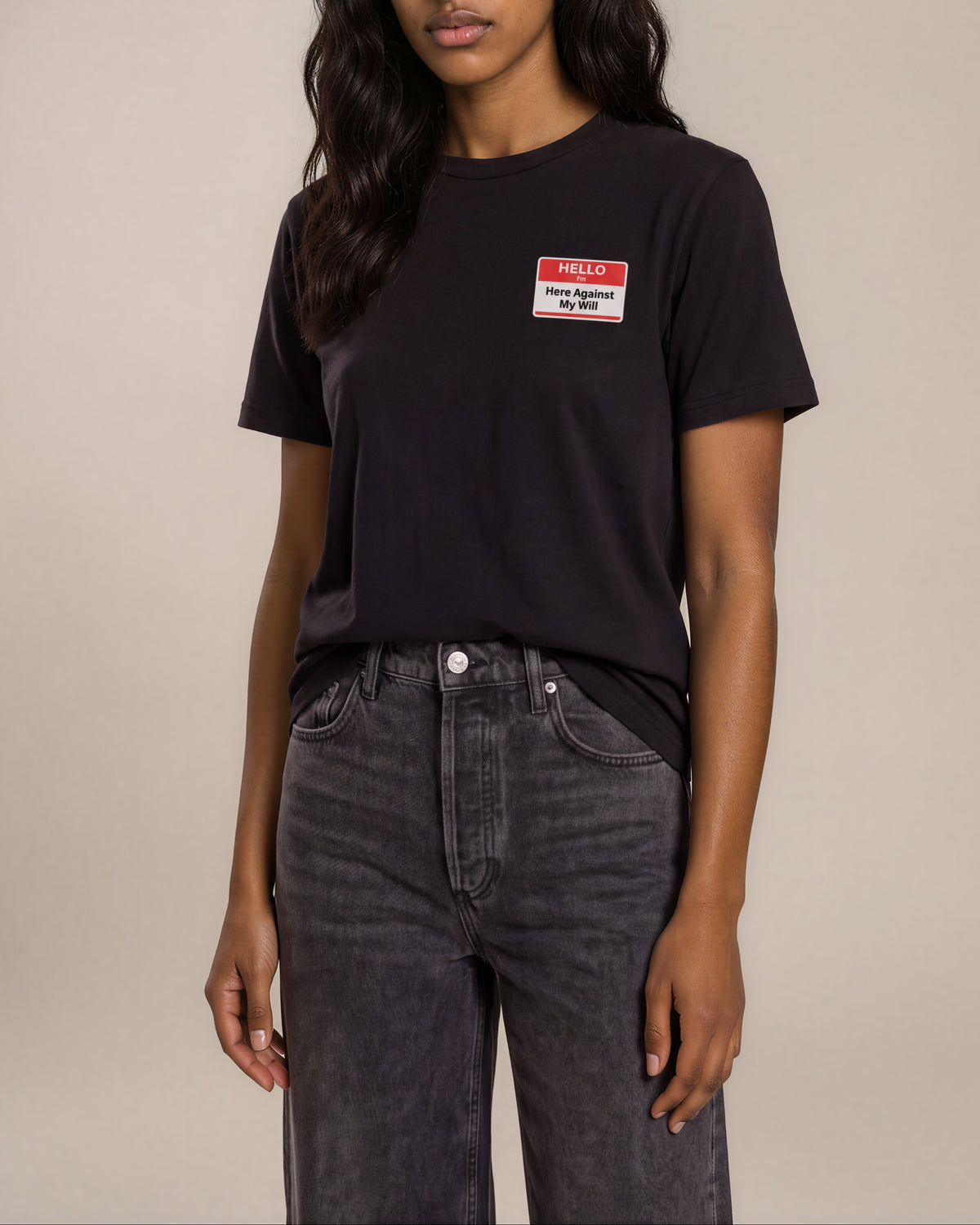 Here Against My Will Tee by Work Stories