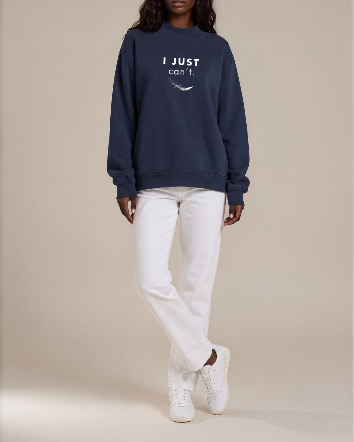 I Just Can’t Women’s Crewneck by Work Stories