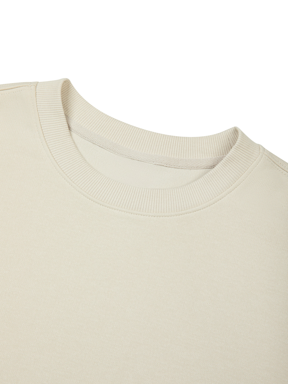 Low Social Battery Unisex Crewneck — White/Gray crewneck, ribbed neckline detail