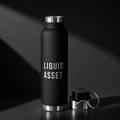 Liquid Asset Water Bottle, Black