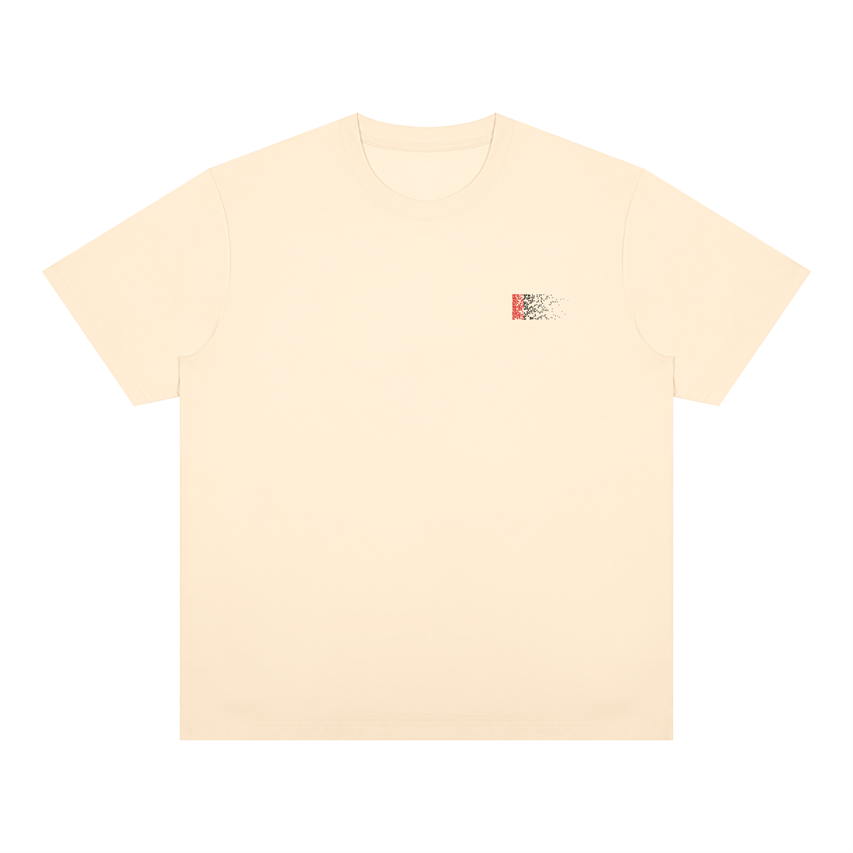 Low Social Battery Heavyweight Tee, Apricot