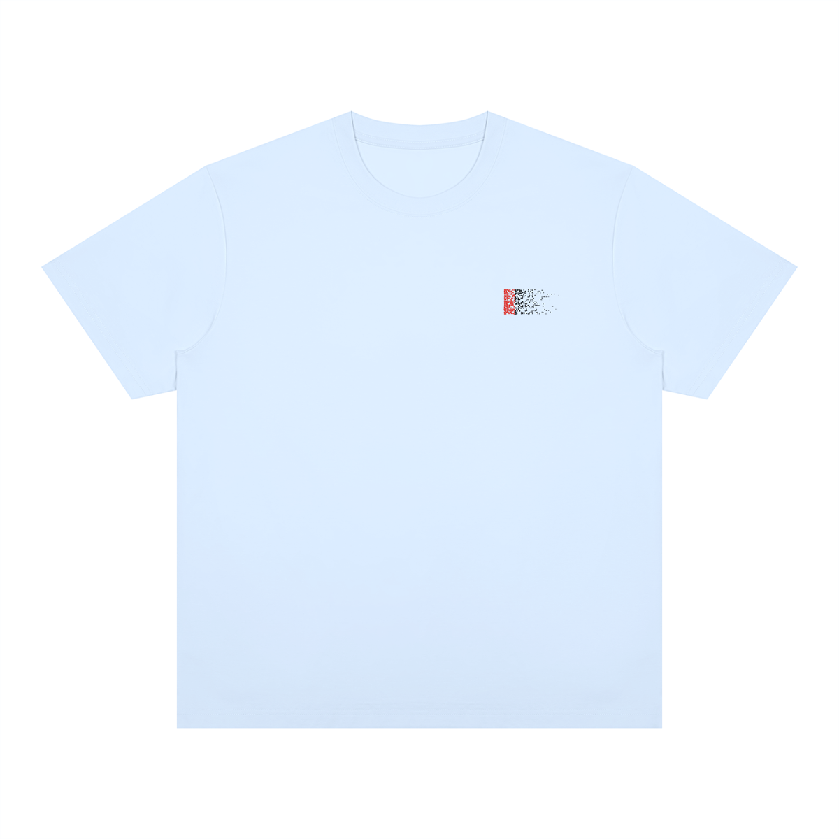 Low Social Battery Heavyweight Tee, Sky Blue